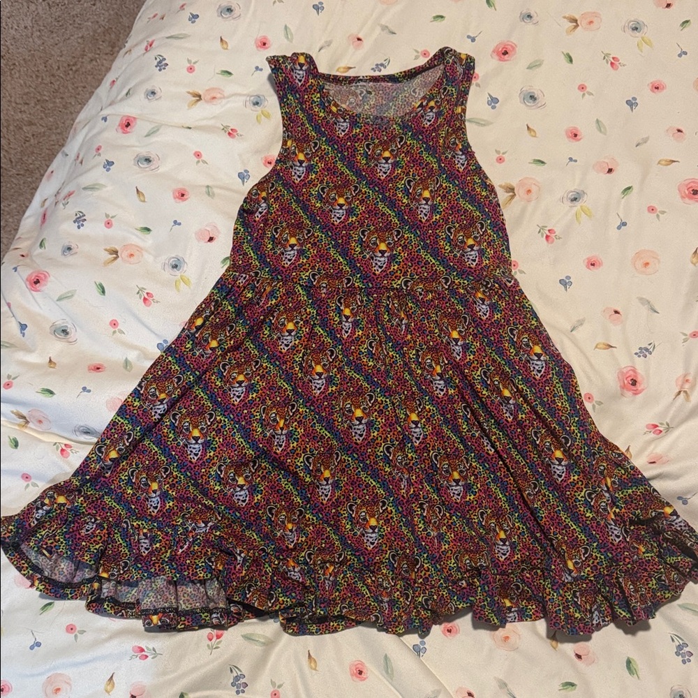 Lisa Frank x Posh Peanut racer back dress